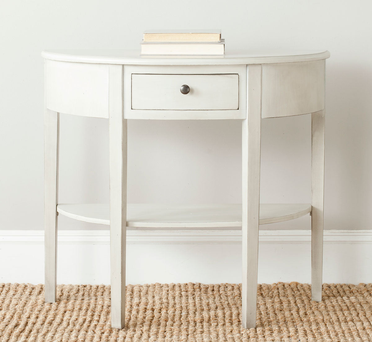  Safavieh Abram Console - White Birch - Bonton