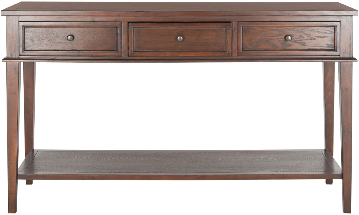  Safavieh Manelin Console with Storage Drawers - Ash Grey - Bonton