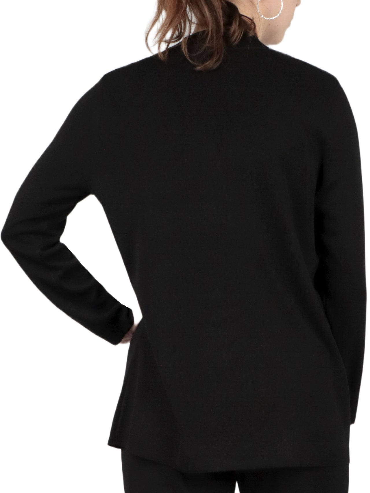  Anne Klein 2 Pockets Malibu Cardigan - Black - Bonton