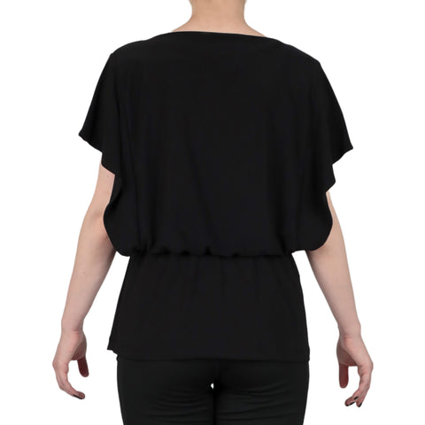Ity Flutter  Sleeve With Gathered Waist