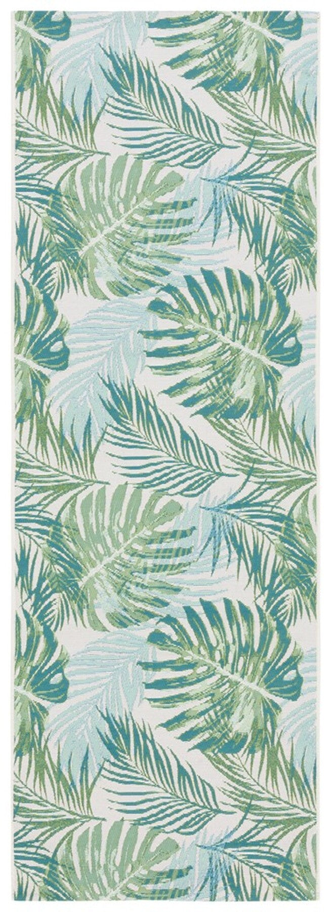  Safavieh Barbados 592 Indoor / Outdoor Rug - Green / Teal - Bonton