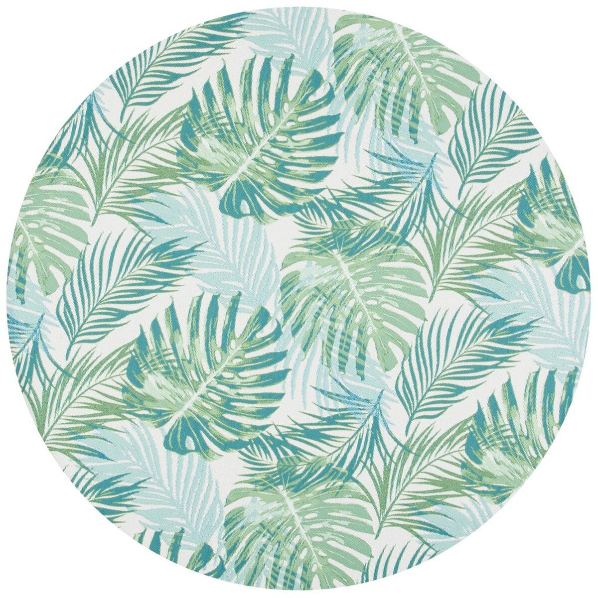  Safavieh Barbados 592 Indoor / Outdoor Rug - Green / Teal - Bonton