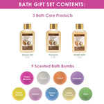 Oversized Scented Bath Bombs Gift Set for Women - 9 Pieces