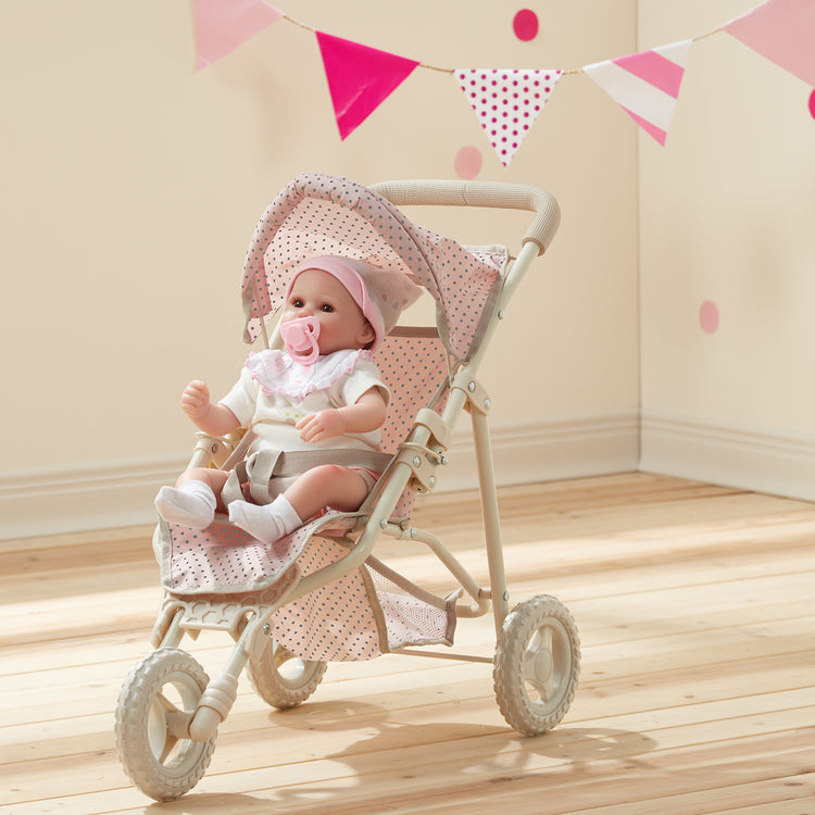 Olivia's Little World - Polka Dots Princess Baby Doll Jogging Stroller
