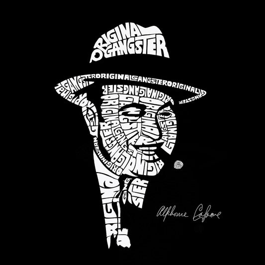 Word Art Hooded Sweatshirt - Al Capone-Original Gangster