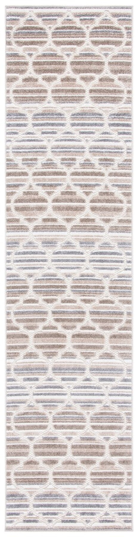  Safavieh Cabana 333 Indoor / Outdoor Rug - Ivory / Orange - Bonton