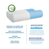 AeroFusion Contour Gel-Infused Memory Foam Bed Pillow