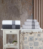 Circle in Square 6 Piece Towel Set