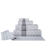 Circle in Square 3 Piece Towel Set