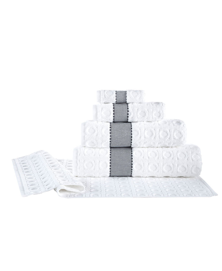Circle in Square 3 Piece Towel Set