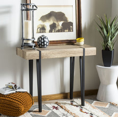 Alyssa Rustic Mid-Century Console Table