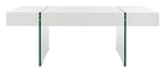 Jacob Glass Leg Modern Coffee Table