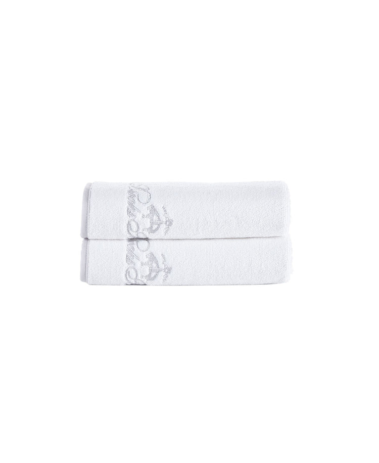 Contrast Frame Hand Towel 2 Piece Set