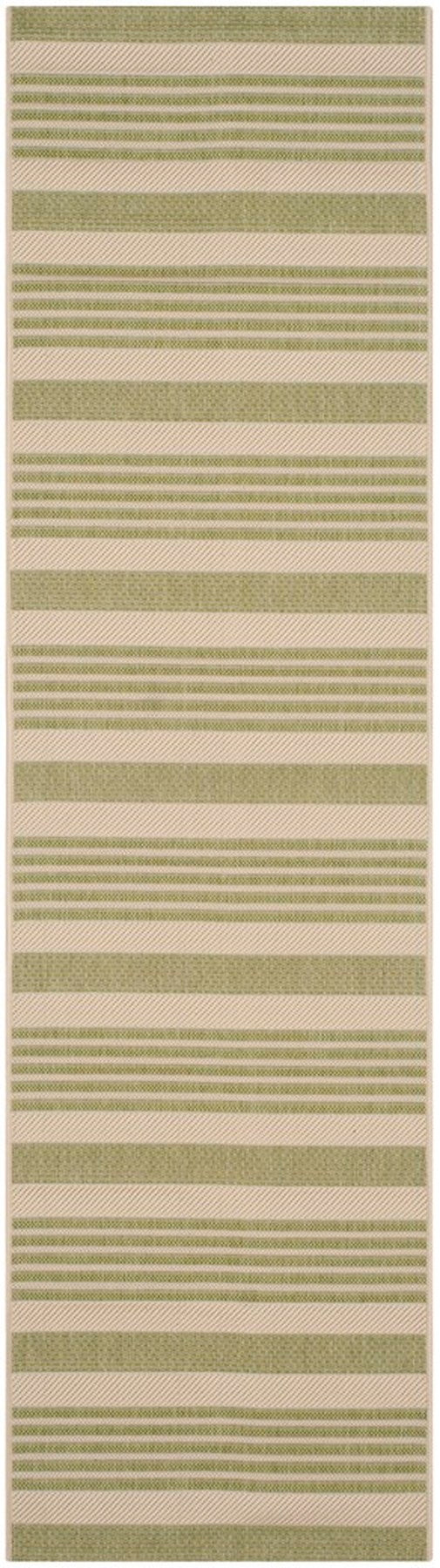  Safavieh Courtyard 6062 Indoor / Outdoor Rug - Beige / Dark Green - Bonton