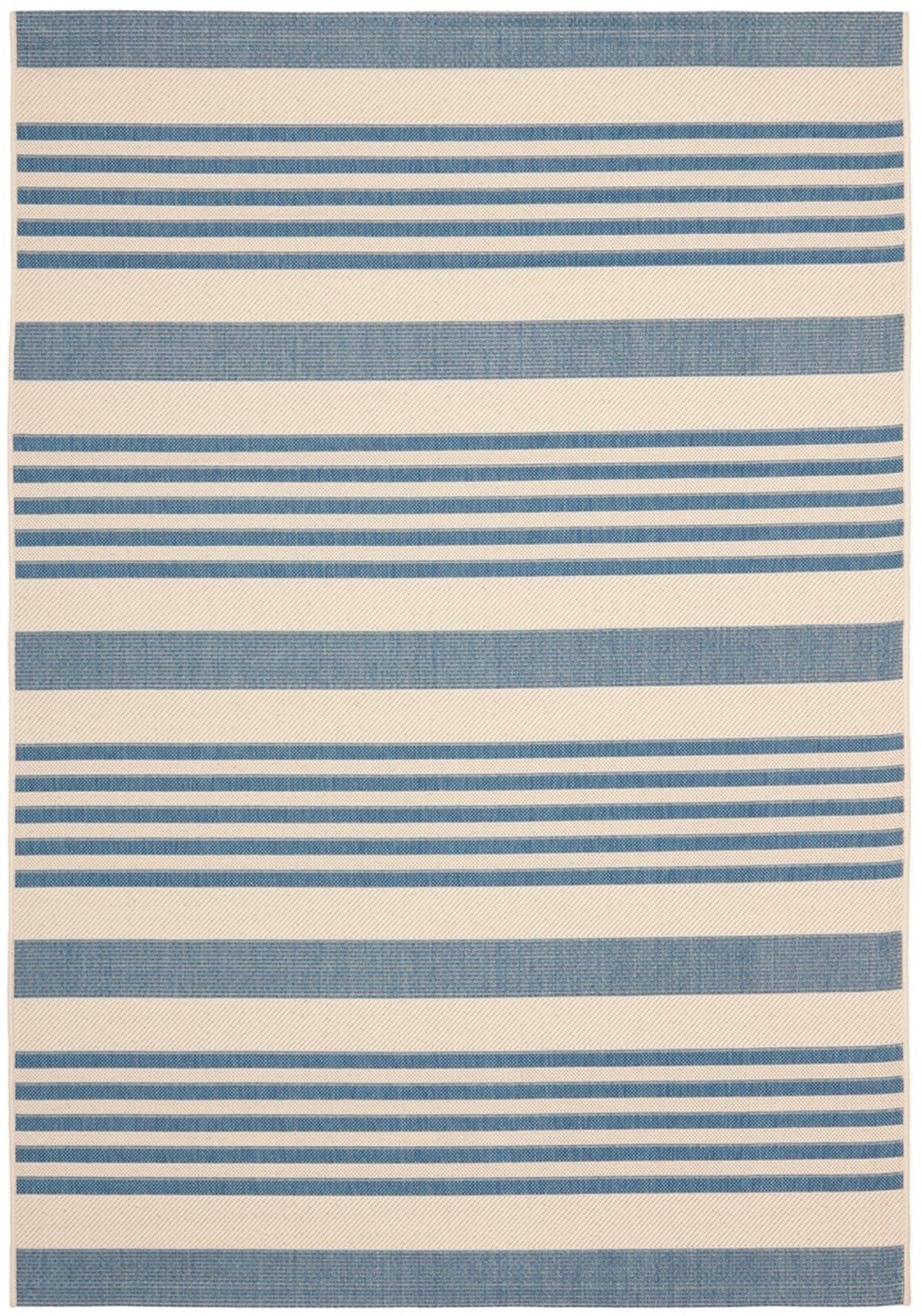  Safavieh Courtyard 6062 Indoor / Outdoor Rug - Beige / Blue - Bonton