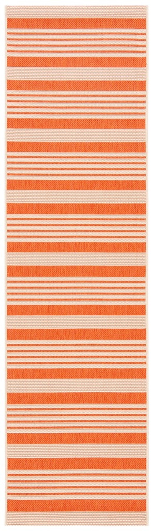  Safavieh Courtyard 6062 Indoor / Outdoor Rug - Terracotta / Beige - Bonton