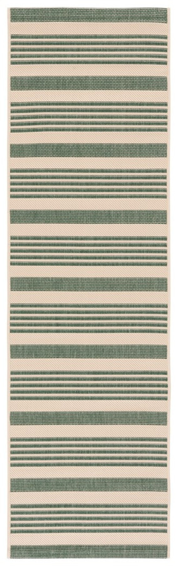  Safavieh Courtyard 6062 Indoor / Outdoor Rug - Beige / Dark Green - Bonton