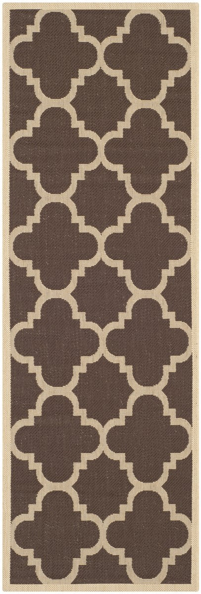  Safavieh Courtyard 6243 Indoor / Outdoor Rug - Terracotta - Bonton