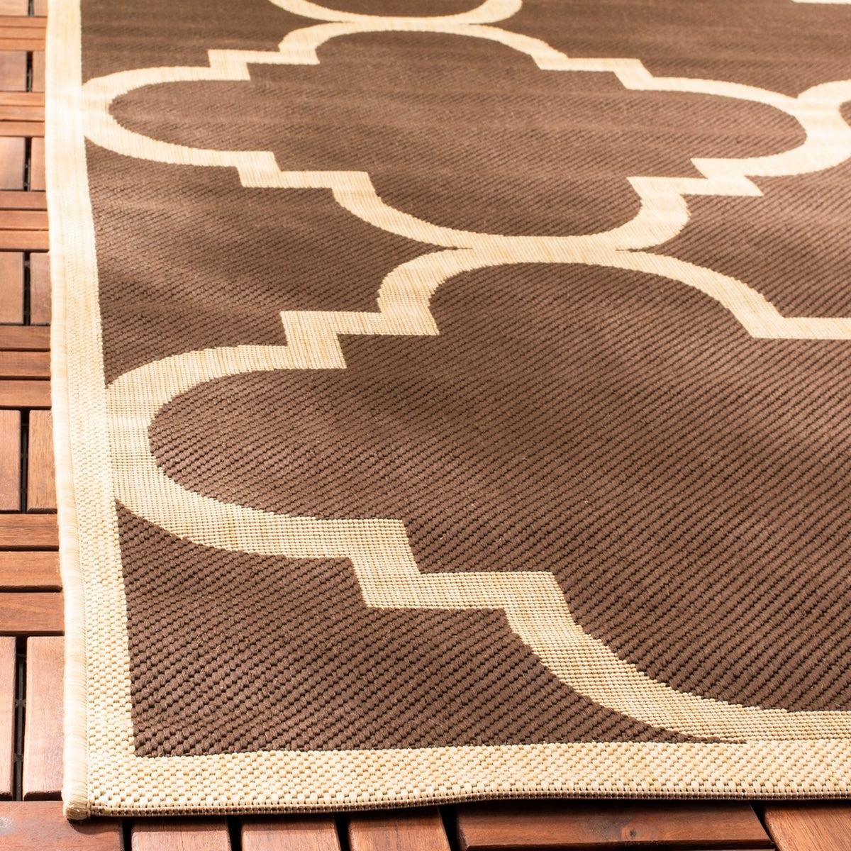  Safavieh Courtyard 6243 Indoor / Outdoor Rug - Terracotta - Bonton