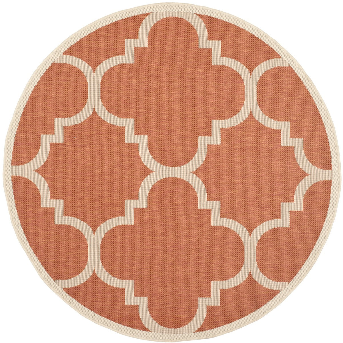  Safavieh Courtyard 6243 Indoor / Outdoor Rug - Terracotta - Bonton