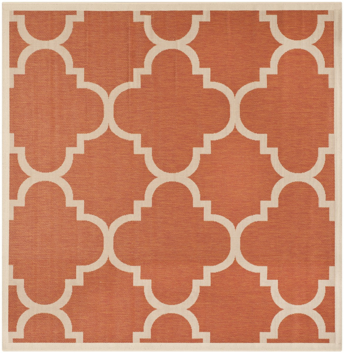  Safavieh Courtyard 6243 Indoor / Outdoor Rug - Terracotta - Bonton