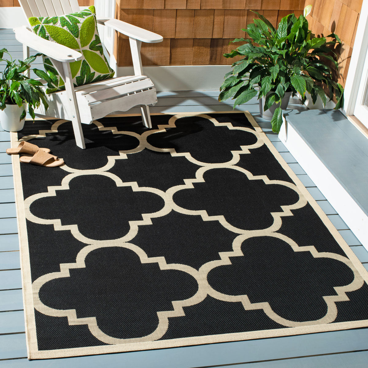  Safavieh Courtyard 6243 Indoor / Outdoor Rug - Terracotta - Bonton