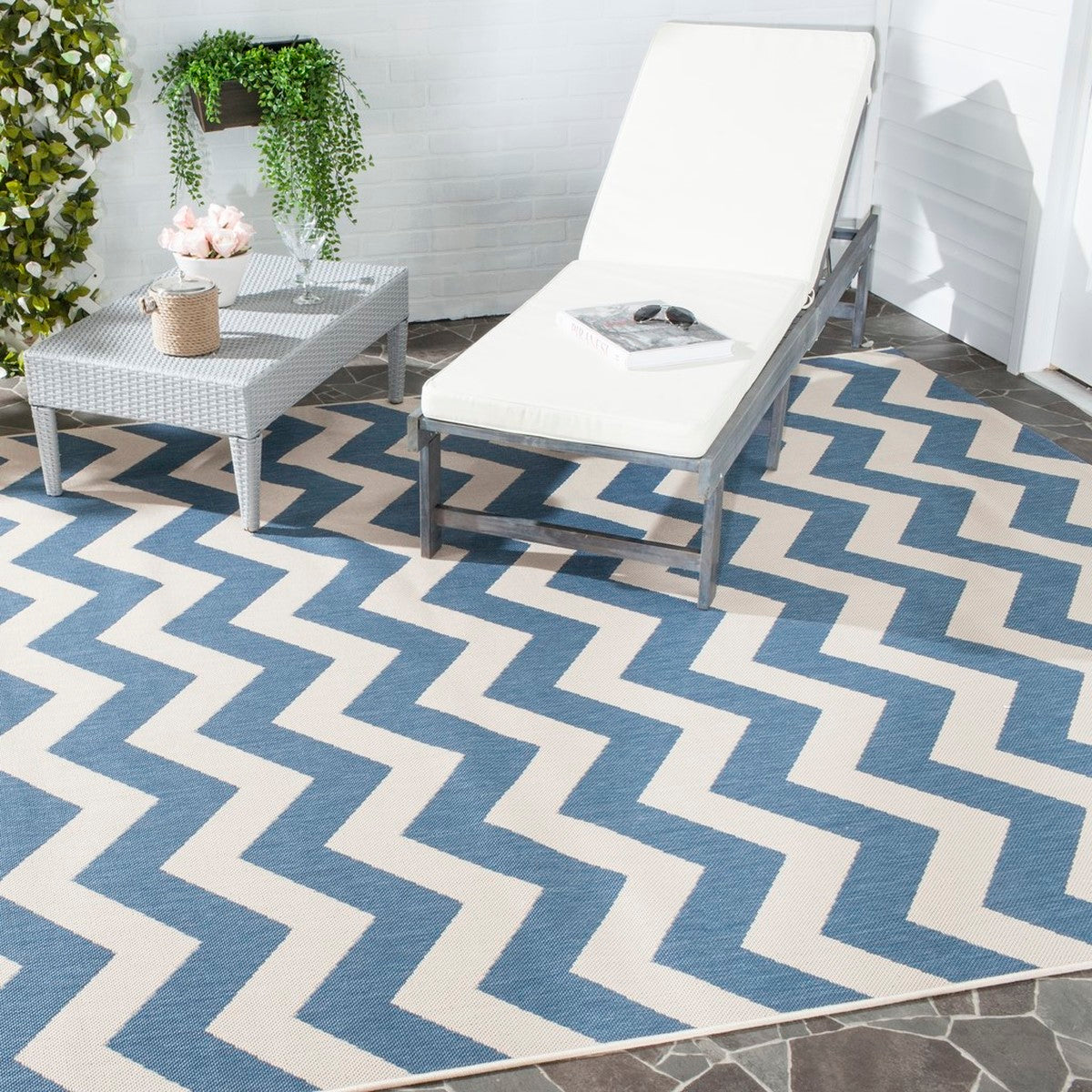  Safavieh Courtyard 6244 Indoor / Outdoor Rug - Grey / Beige - Bonton