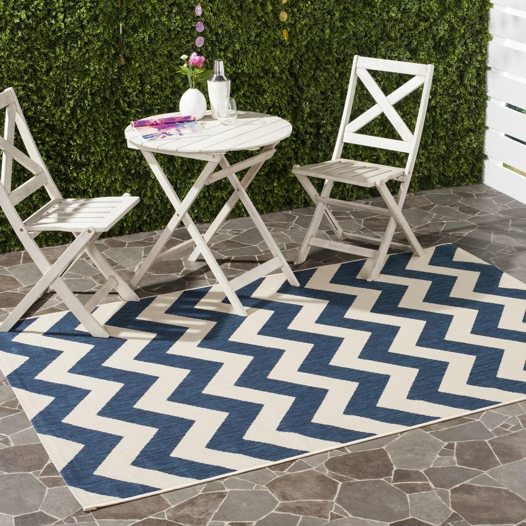  Safavieh Courtyard 6244 Indoor / Outdoor Rug - Black / Beige - Bonton