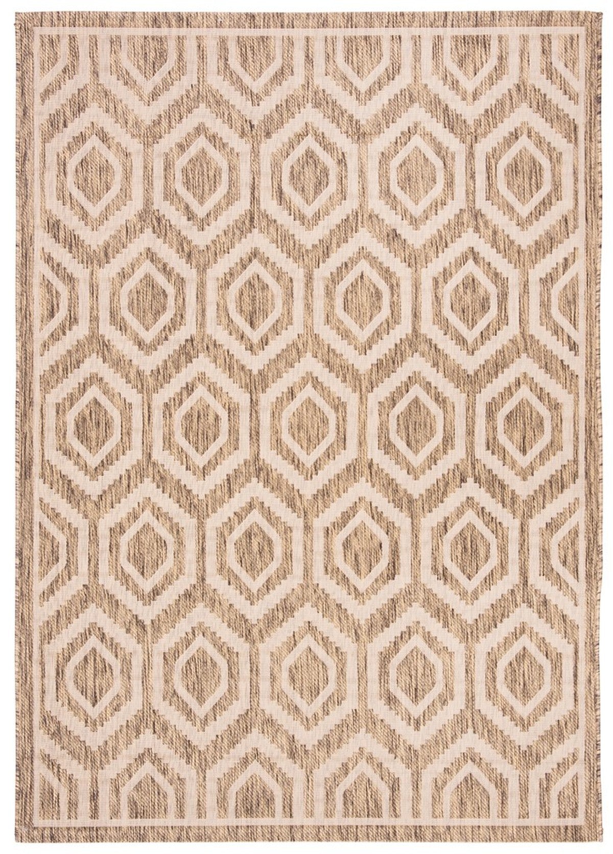  Safavieh Courtyard 6902 Indoor / Outdoor Rug - Navy / Beige - Bonton