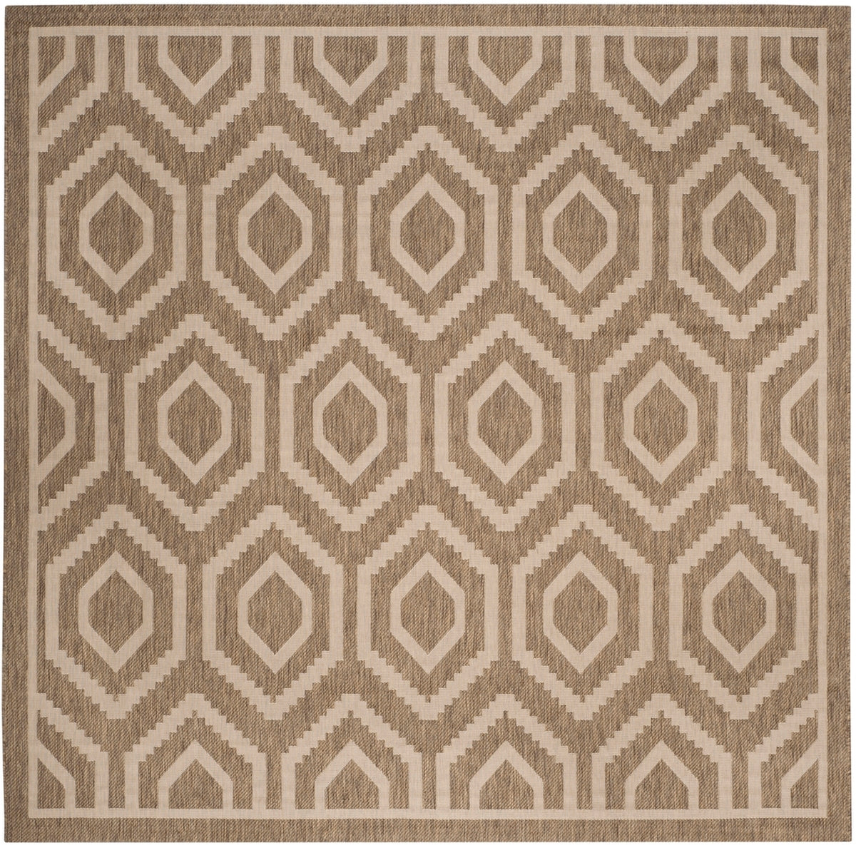  Safavieh Courtyard 6902 Indoor / Outdoor Rug - Navy / Beige - Bonton