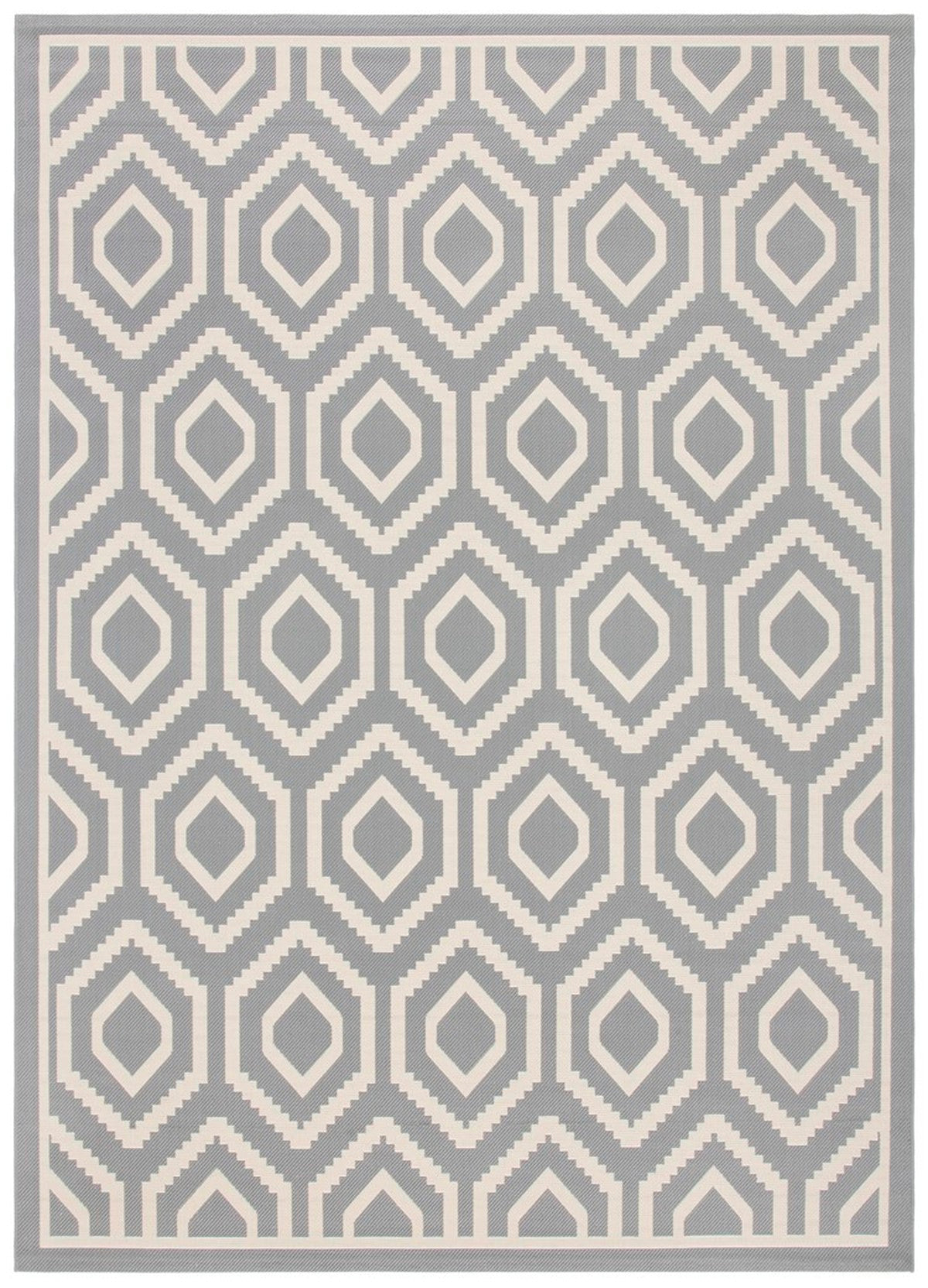  Safavieh Courtyard 6902 Indoor / Outdoor Rug - Navy / Beige - Bonton