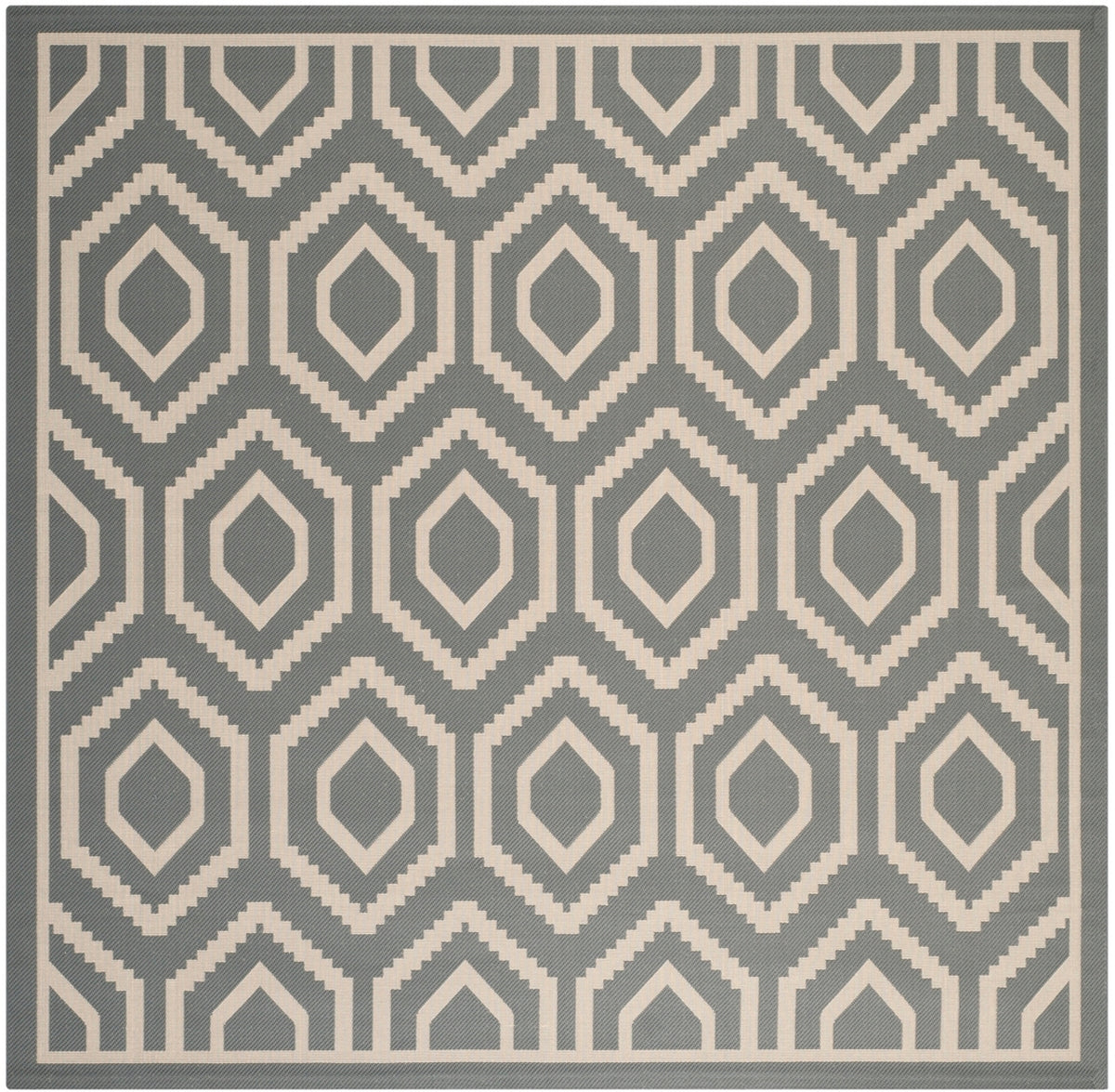  Safavieh Courtyard 6902 Indoor / Outdoor Rug - Navy / Beige - Bonton