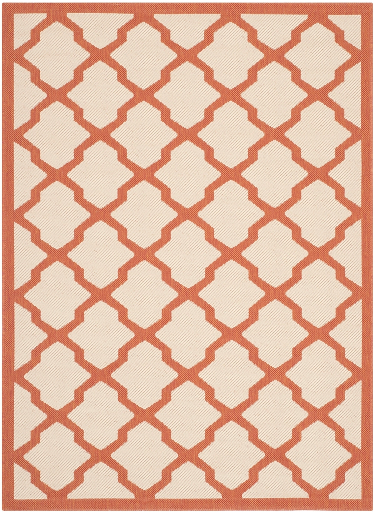  Safavieh Courtyard 6903 Indoor / Outdoor Rug - Brown / Bone - Bonton