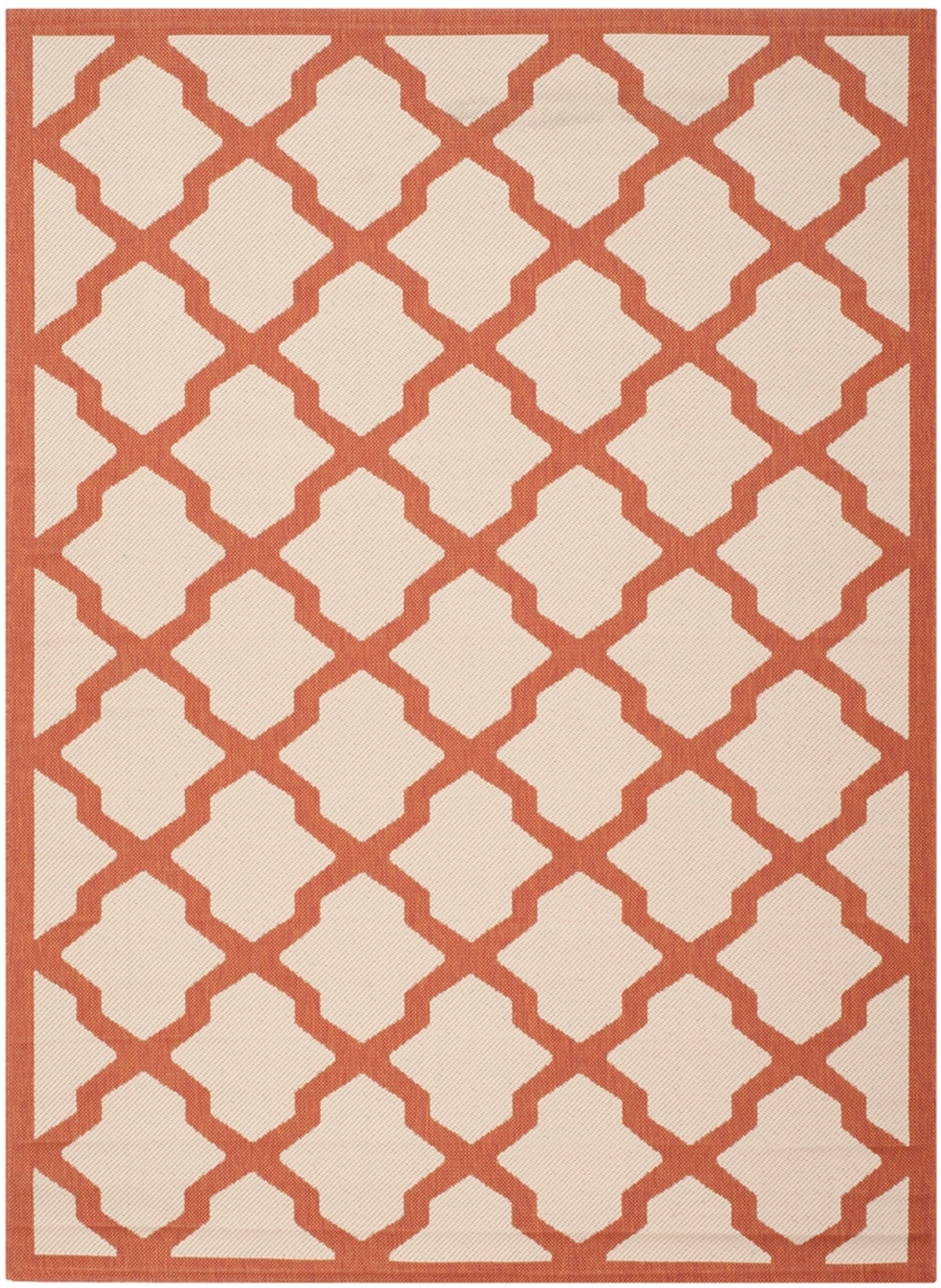  Safavieh Courtyard 6903 Indoor / Outdoor Rug - Brown / Bone - Bonton