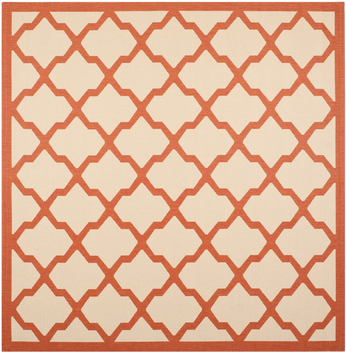  Safavieh Courtyard 6903 Indoor / Outdoor Rug - Red / Bone - Bonton