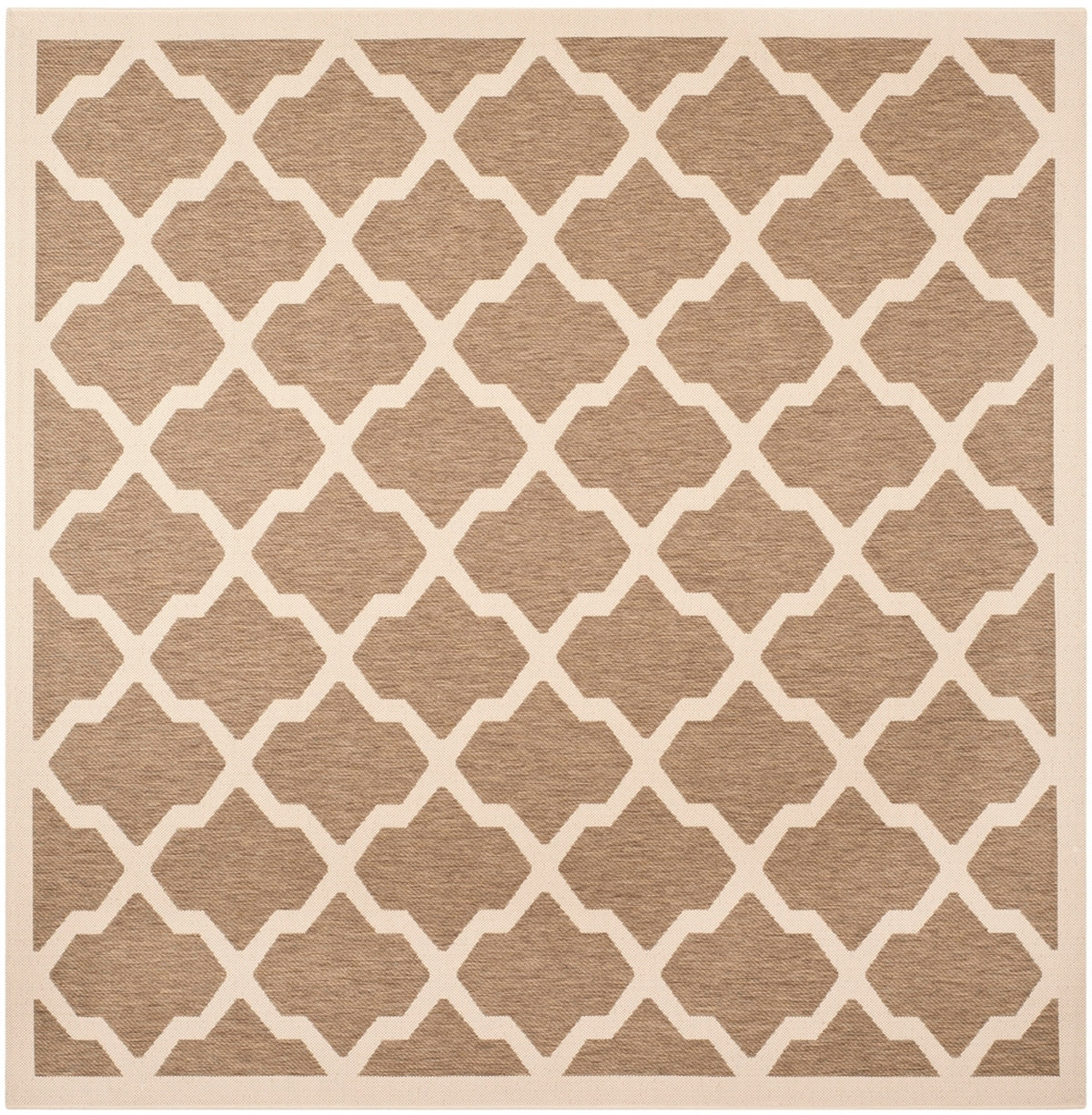  Safavieh Courtyard 6903 Indoor / Outdoor Rug - Brown / Bone - Bonton