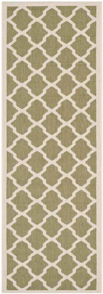  Safavieh Courtyard 6903 Indoor / Outdoor Rug - Blue / Beige - Bonton