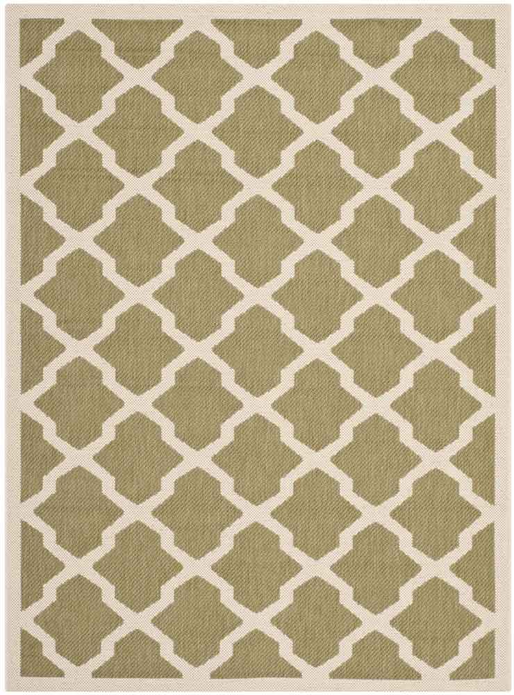  Safavieh Courtyard 6903 Indoor / Outdoor Rug - Blue / Beige - Bonton