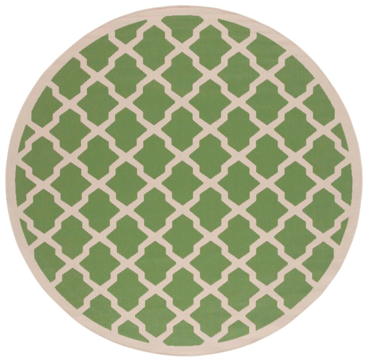  Safavieh Courtyard 6903 Indoor / Outdoor Rug - Green / Beige - Bonton