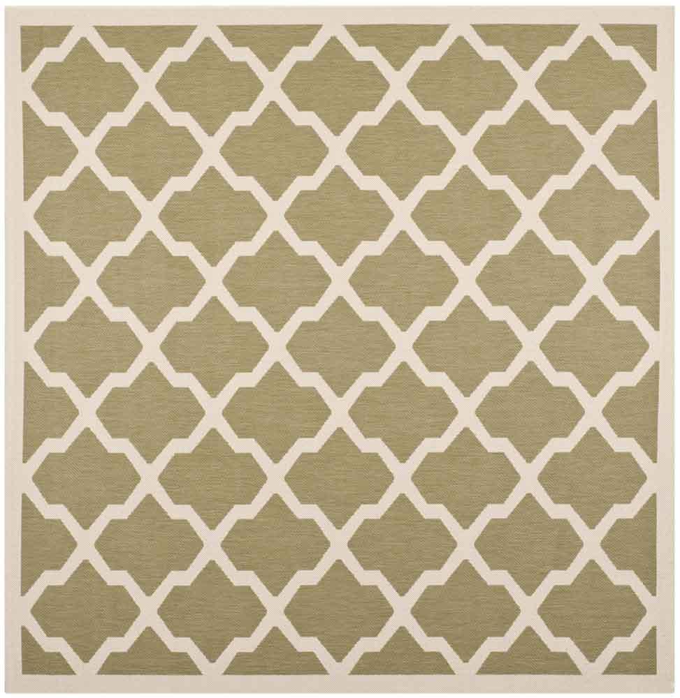  Safavieh Courtyard 6903 Indoor / Outdoor Rug - Blue / Beige - Bonton