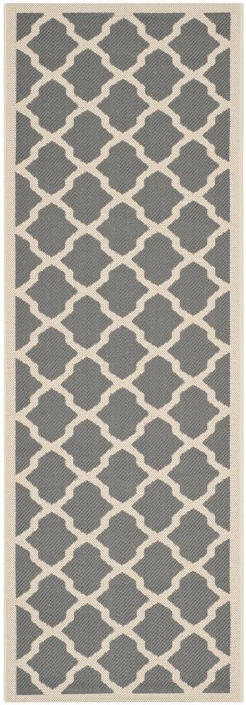  Safavieh Courtyard 6903 Indoor / Outdoor Rug - Red / Bone - Bonton