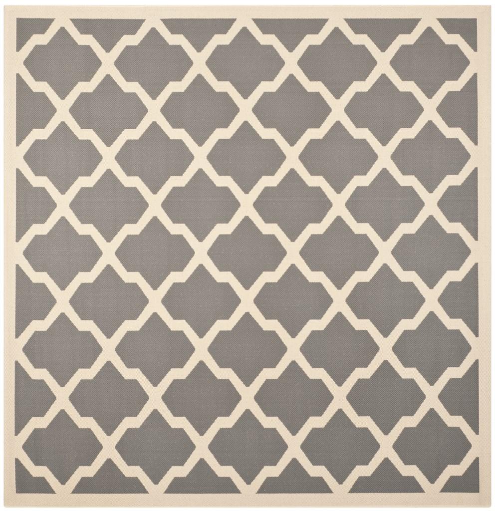  Safavieh Courtyard 6903 Indoor / Outdoor Rug - Blue / Beige - Bonton