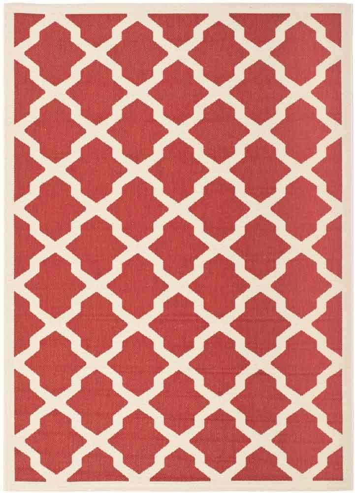  Safavieh Courtyard 6903 Indoor / Outdoor Rug - Brown / Bone - Bonton