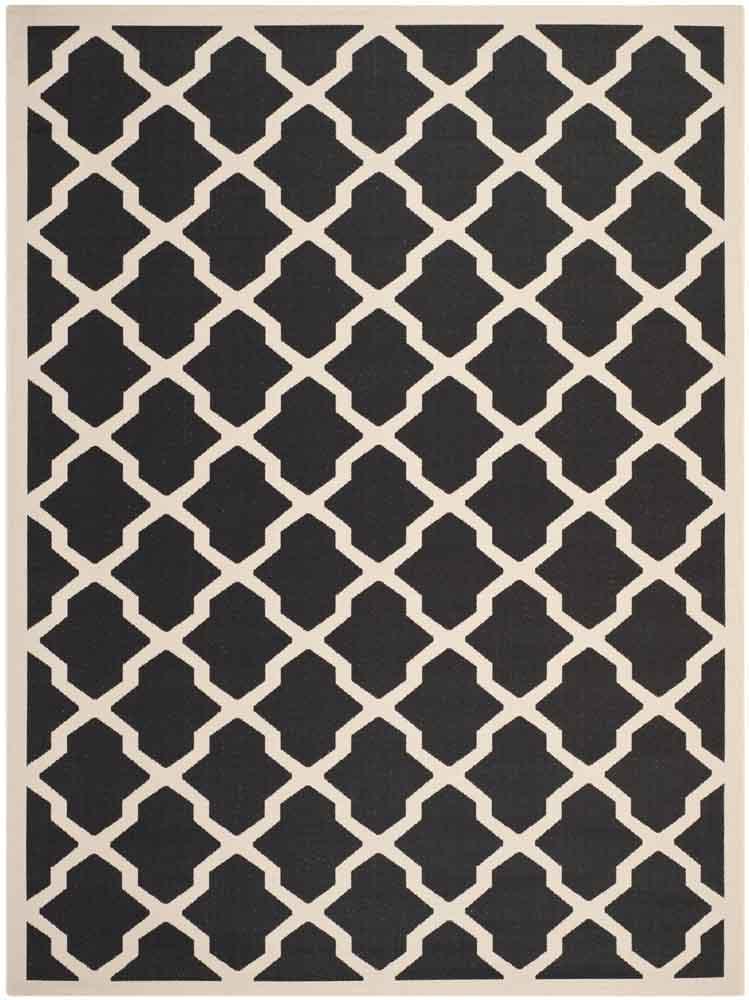  Safavieh Courtyard 6903 Indoor / Outdoor Rug - Blue / Beige - Bonton