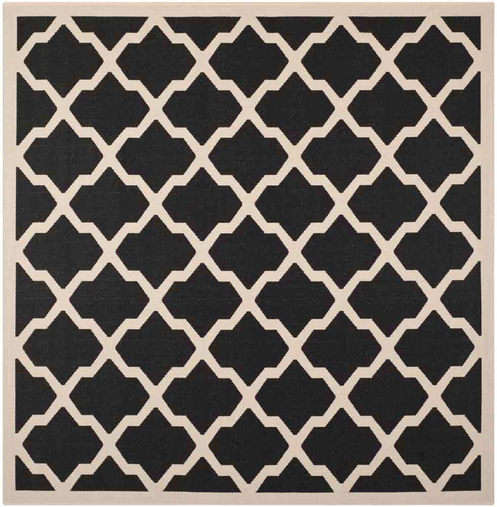  Safavieh Courtyard 6903 Indoor / Outdoor Rug - Brown / Bone - Bonton