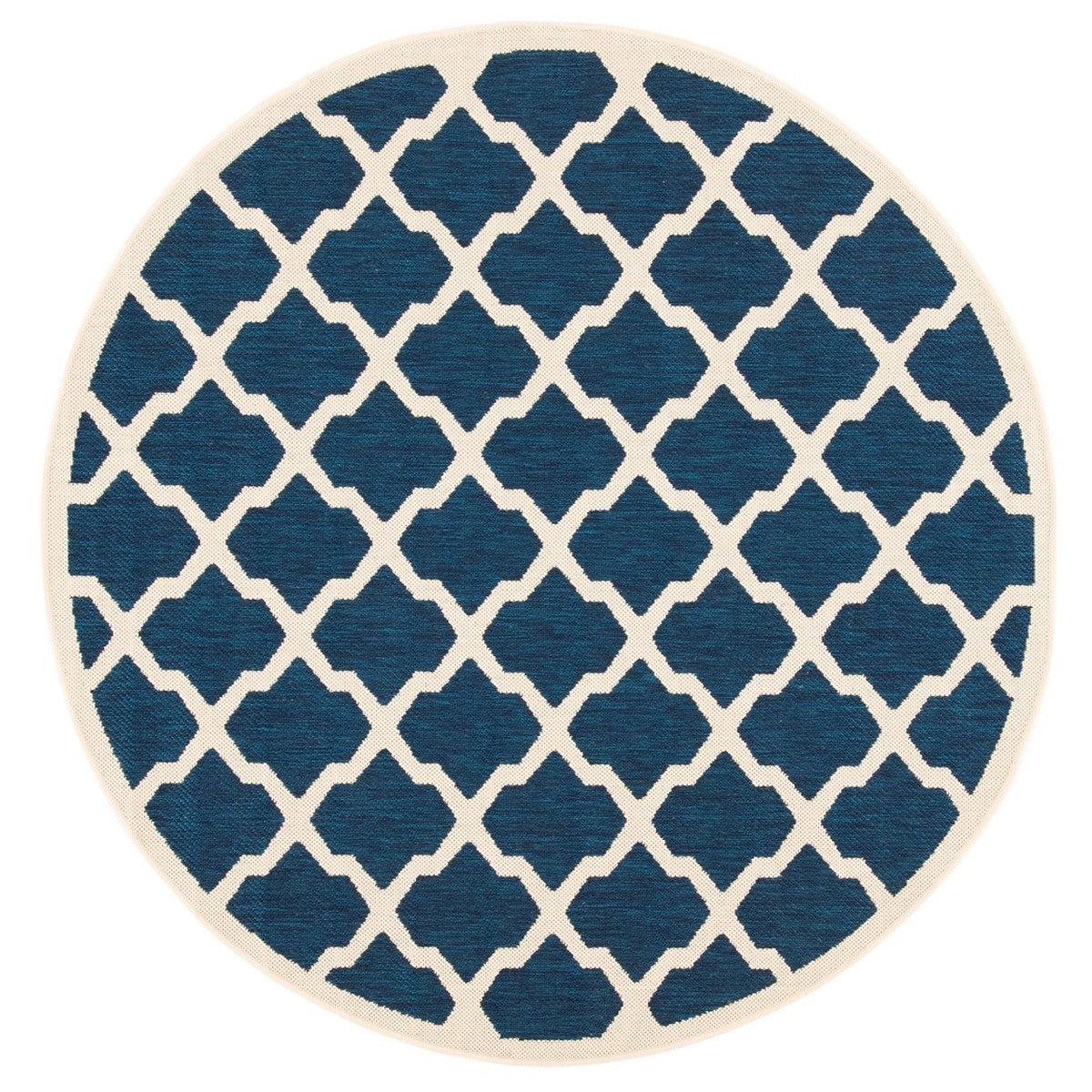  Safavieh Courtyard 6903 Indoor / Outdoor Rug - Blue / Beige - Bonton