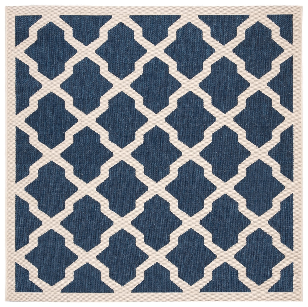  Safavieh Courtyard 6903 Indoor / Outdoor Rug - Blue / Beige - Bonton