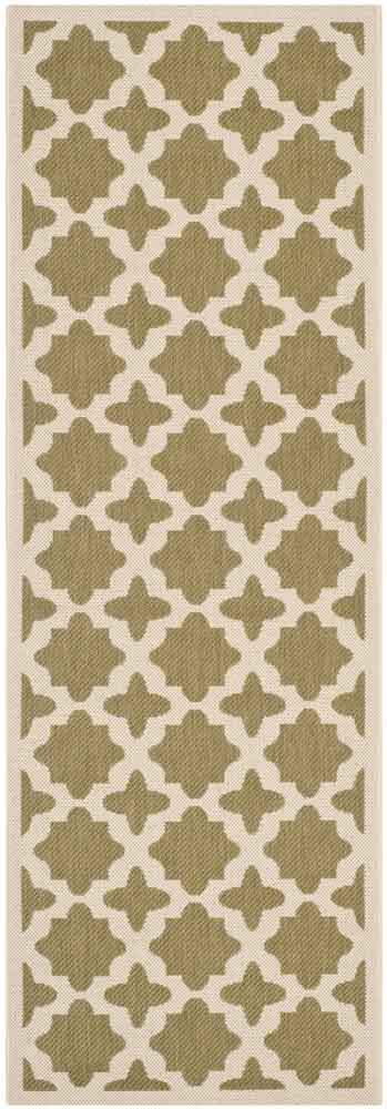  Safavieh Courtyard 6913 Indoor / Outdoor Rug - Navy / Beige - Bonton