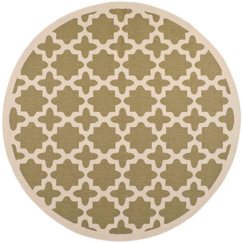  Safavieh Courtyard 6913 Indoor / Outdoor Rug - Blue / Beige - Bonton