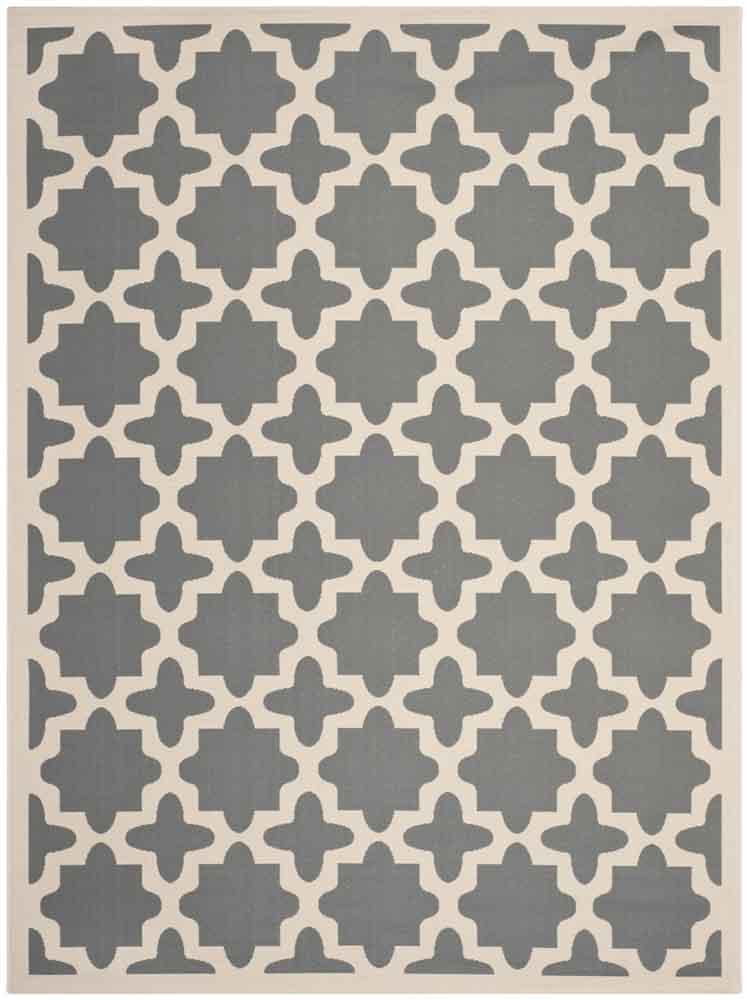  Safavieh Courtyard 6913 Indoor / Outdoor Rug - Red / Bone - Bonton